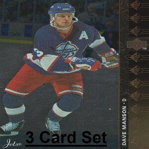 Dave Manson - Winnipeg Jets NHL Hockey Card Collection
